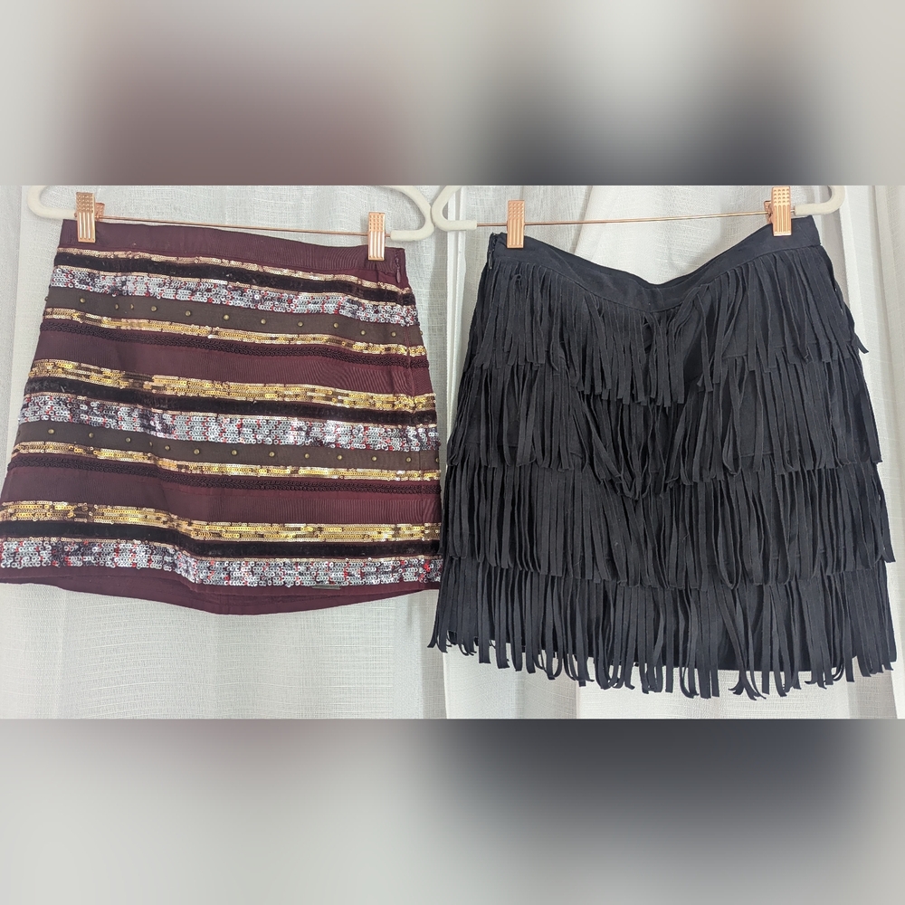 Abercrombie & Fitch Skirt Bundle Sequin & Fringe